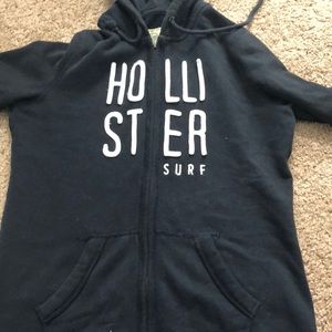 Navy Hollister Jacket